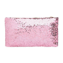 Load image into Gallery viewer, Glamza Dazzling Sequin Hand Bag and Makeup Bag