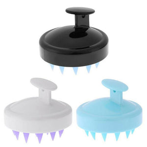 Silicone Scalp Massaging & Shampoo Brush - Also Great For Pets