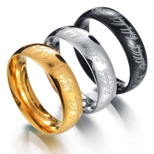 Vintage Lord of the Ring Gold and Silver Rings