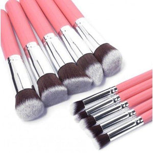 Glamza 10pc Brush Sets - Pink or Blue