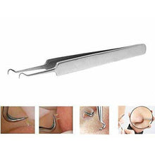 Load image into Gallery viewer, Glamza Blackhead Removal Claw Tweezer - Straight