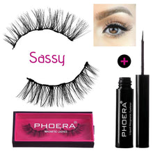 Load image into Gallery viewer, Phoera Magnetic Eyeliner &amp; Phoera Eyelashes