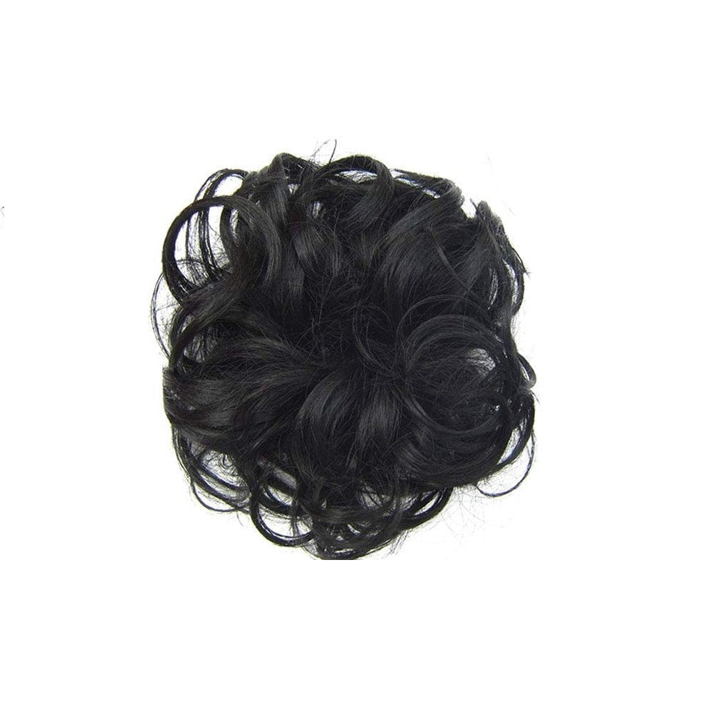 Messy Hair Scrunchy - Black or Brown