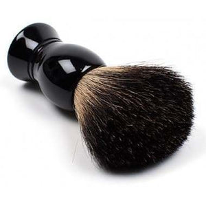2pc Shaving Bowl and Brush in Black