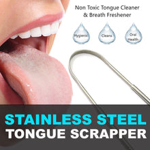 Load image into Gallery viewer, Glamza Stainless Steel Tongue Scraper