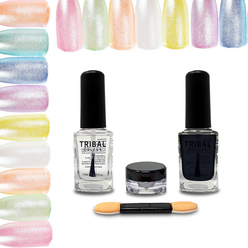 Tribal Nail Polish 11ml with Magic Mirror Nail Dust