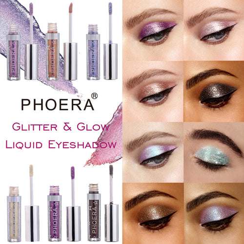 Phoera Magnificent Metals Glitter & Glow Liquid Eyeshadow